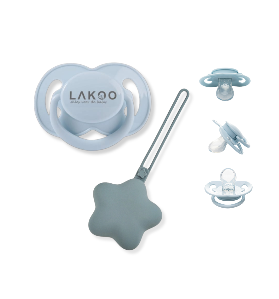 Lakoo Speen Blauw - BPA-vrij