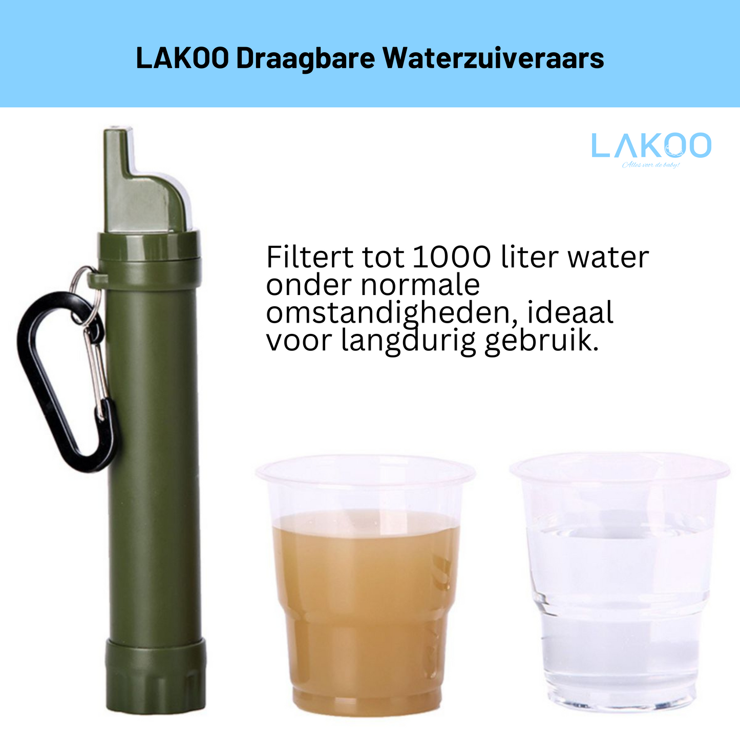 LAKOO Draagbare Waterzuiveraars