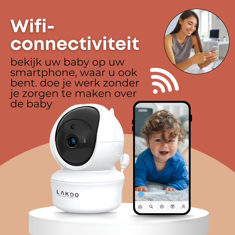 Lakoo® - Babyfoon met Camera PRO 6