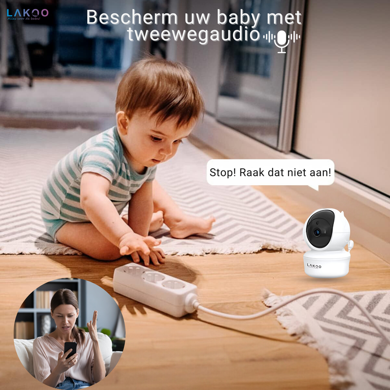 Lakoo® - Babyfoon met Camera PRO 6