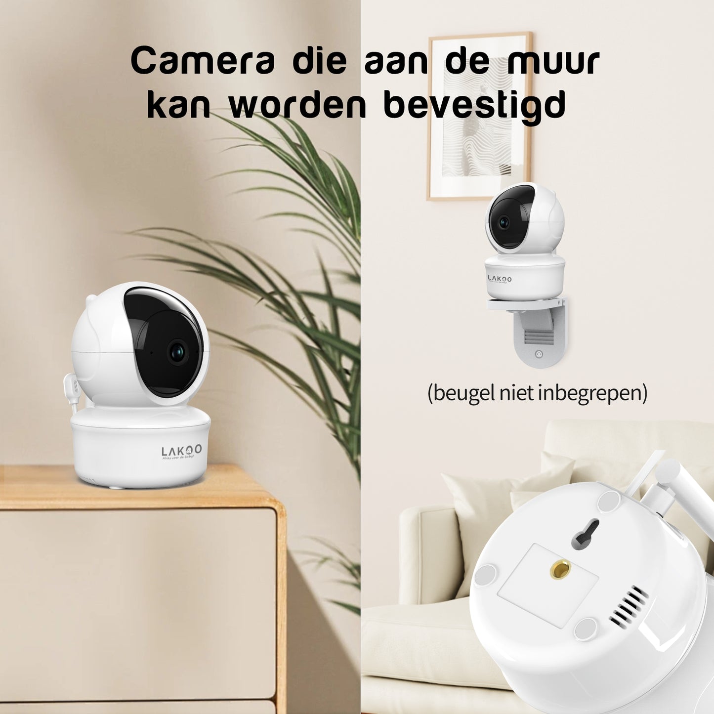 Lakoo® - Babyfoon met Camera PRO 6