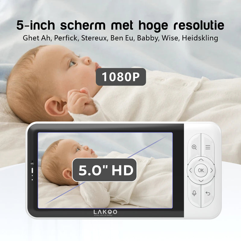 Lakoo® - Babyfoon met Camera PRO 6