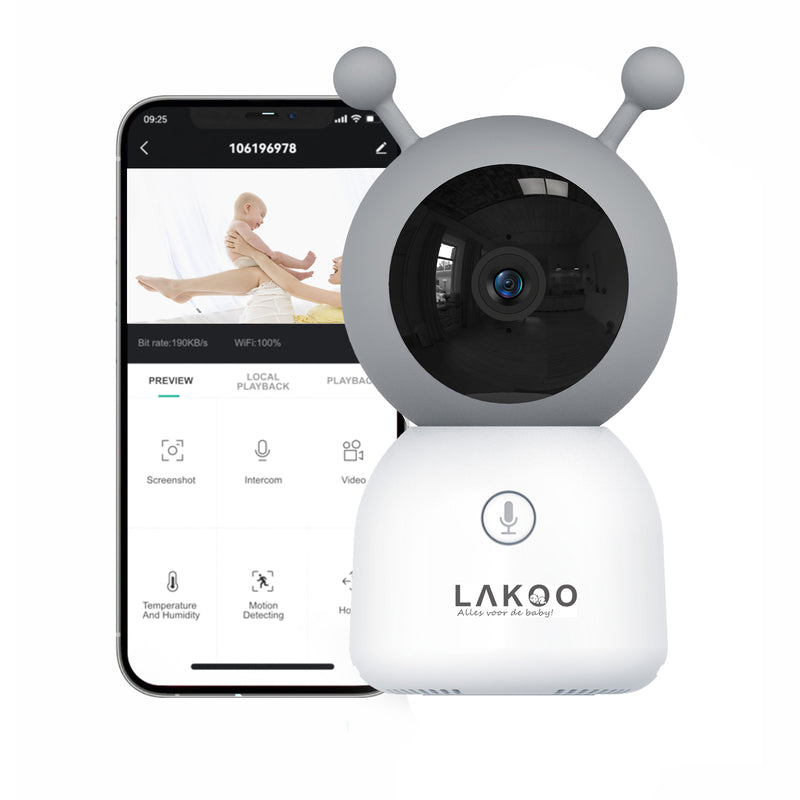 Lakoo® BabyGuard Pro 6T 2 camera's