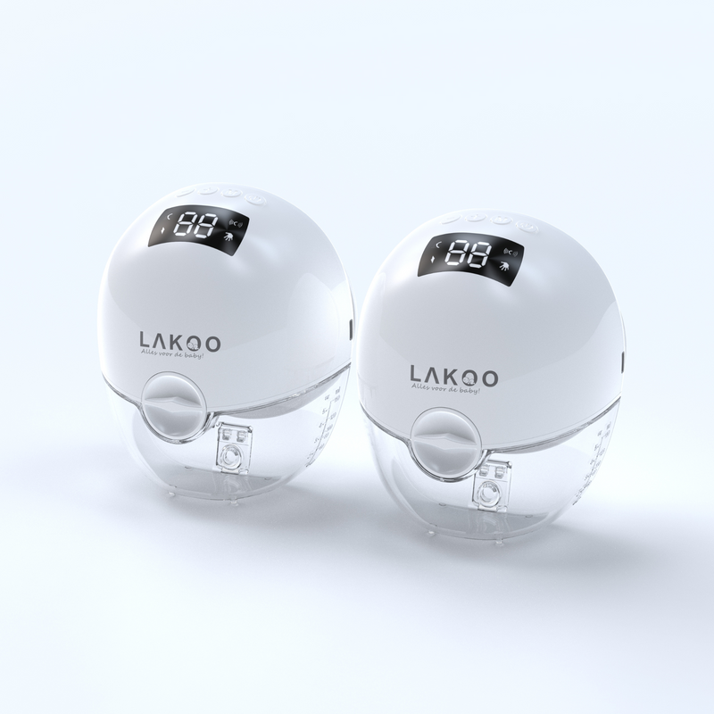 LAKOO® - Draadloze Dubbele Elektrische Borstkolf 2 pack