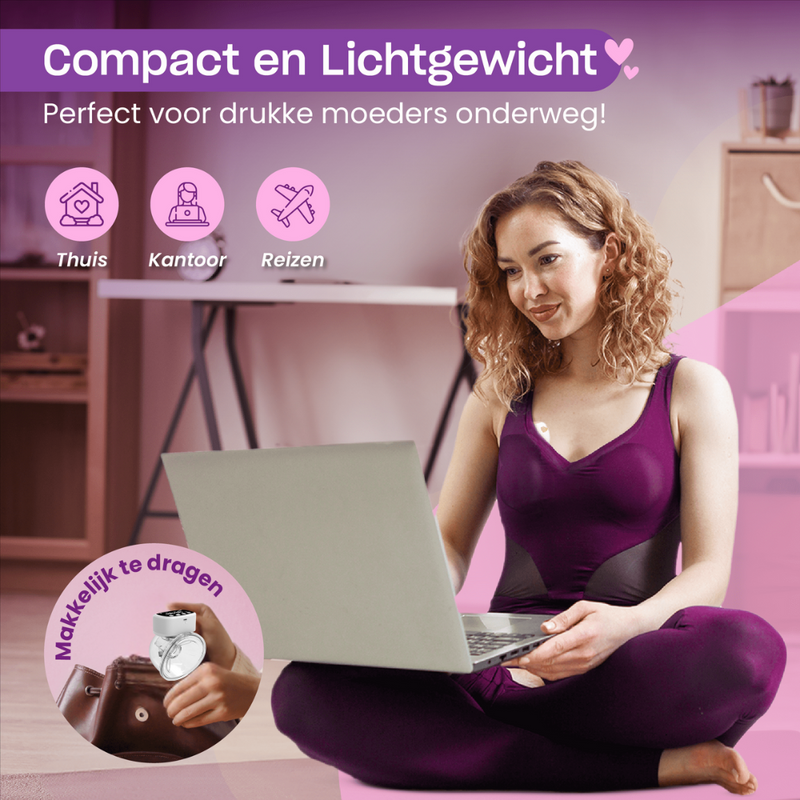 LAKOO® - Doppelmilchpumpe - Manuelle Milchpumpe - Elektrische Milchpumpe - Milchpumpe