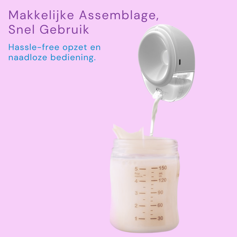 LAKOO® - Double breast pump - Manual breast pump - Electric breast pump - Breast pump - Hansfree