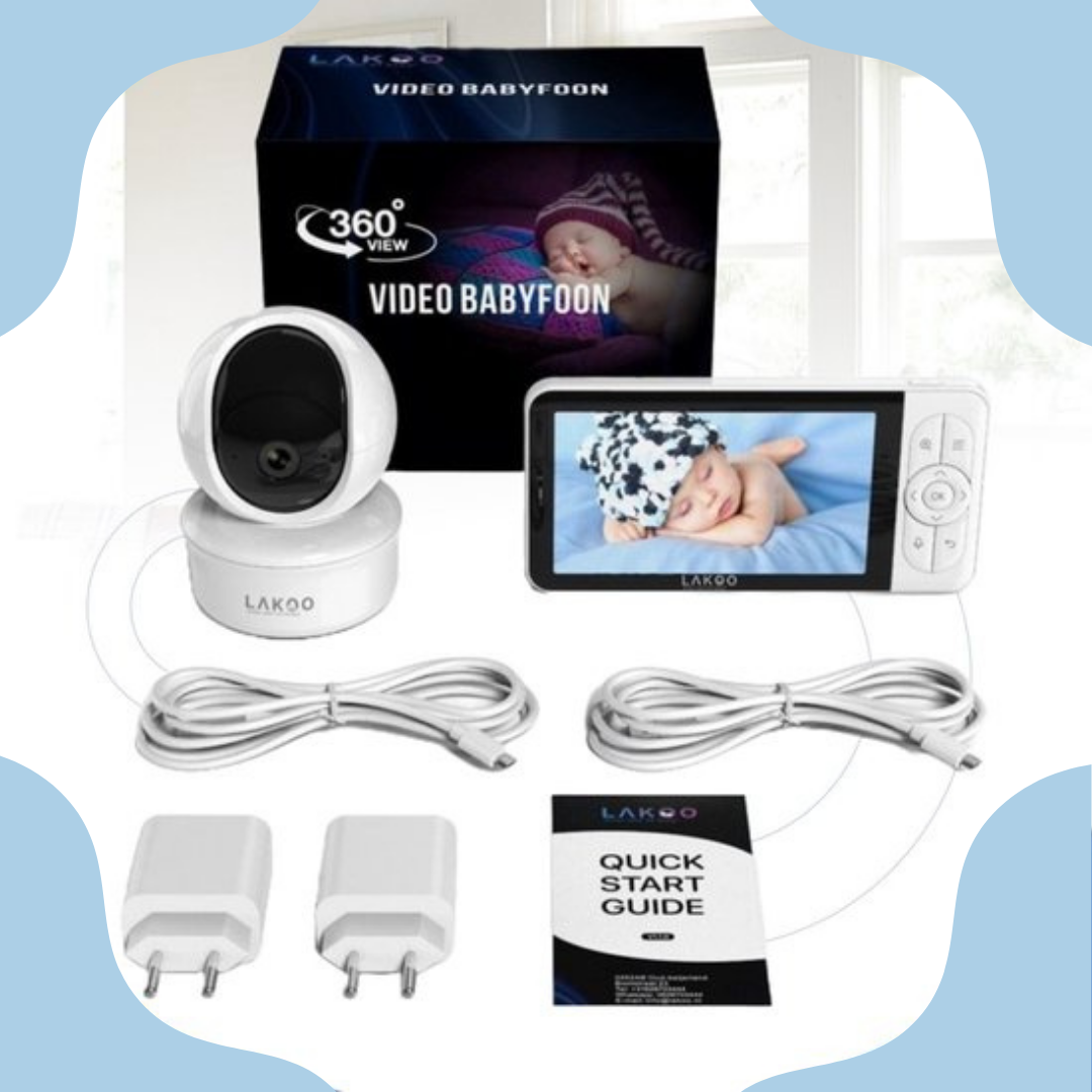 LAKOO babyfoon "Emma" - Camera en monitor - Met app