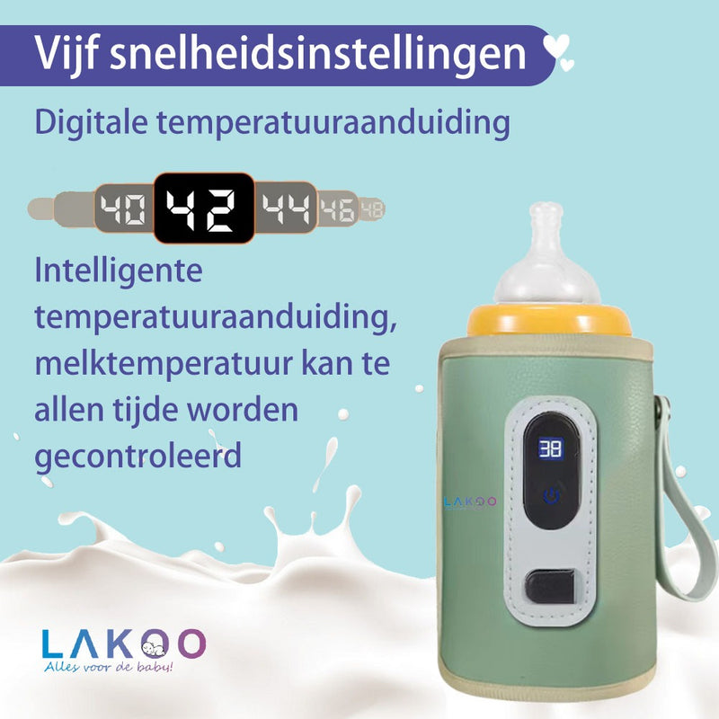 Groen Flessenwarmer