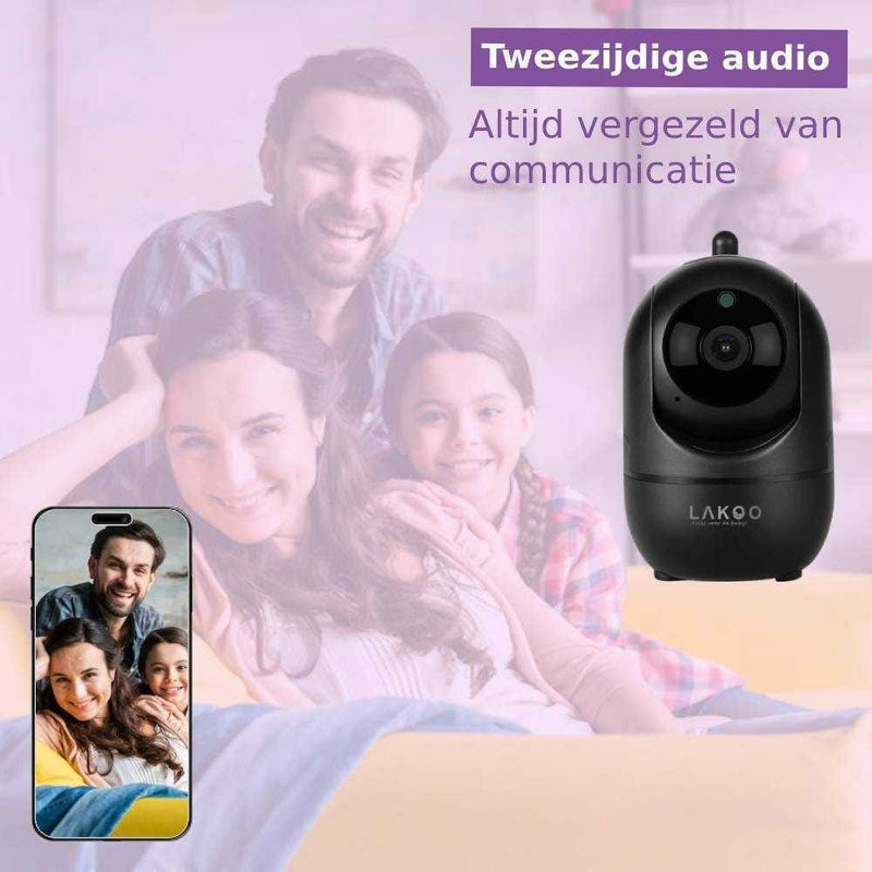 Lakoo – Babyphone mit Kamera und App – WLAN – FULL HD 3er-Pack