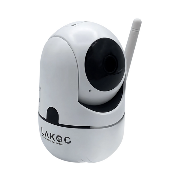 Lakoo® BabyGuard Smart - Dog camera - expandable - Security camera - Baby monitor with Camera and App FREE - 1080p Full HD - Security camera for indoors - WiFi - Night vision - talk-back function Rotatable