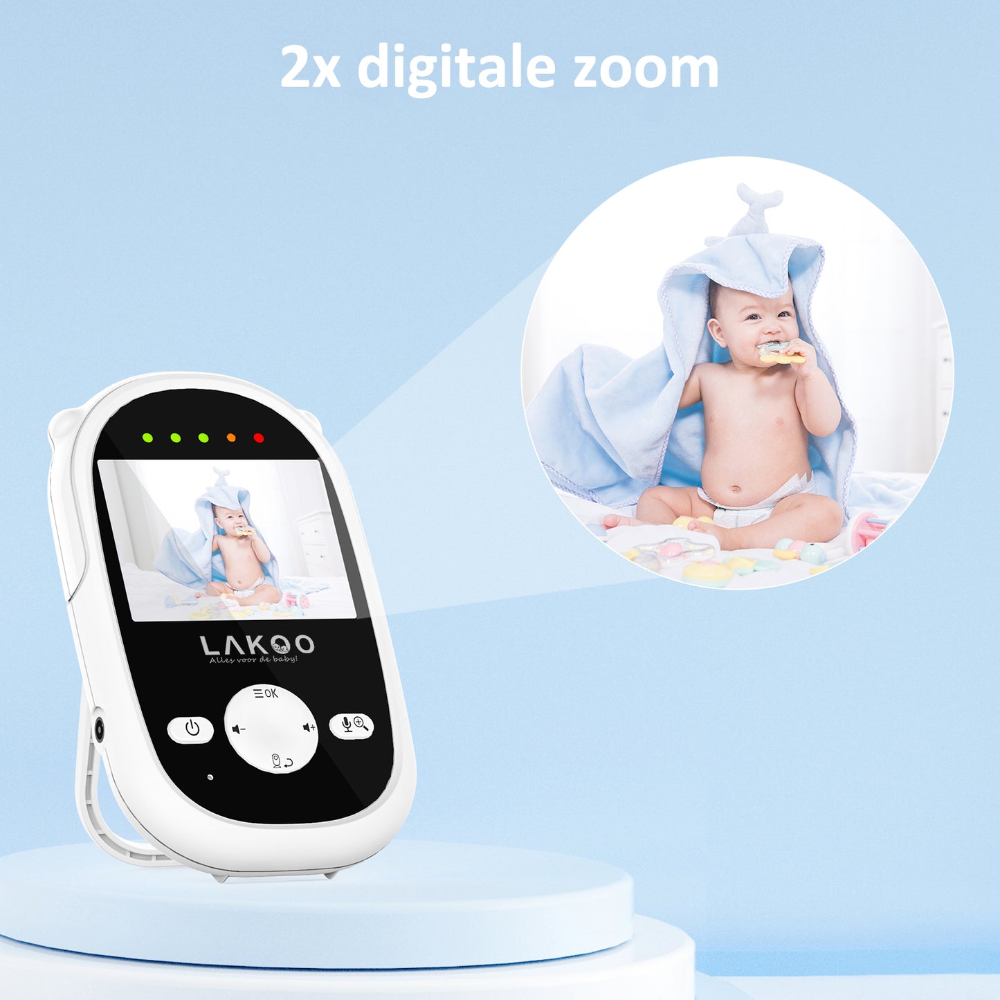 LAKOO Babyfoon MiniGuard Vision C Kleincompact Goedkoopte