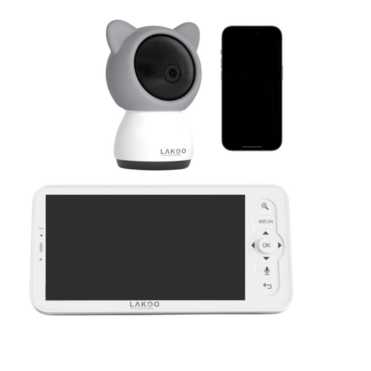 Lakoo BabyGuard Pro Kitty Baby Monitor with Camera and App