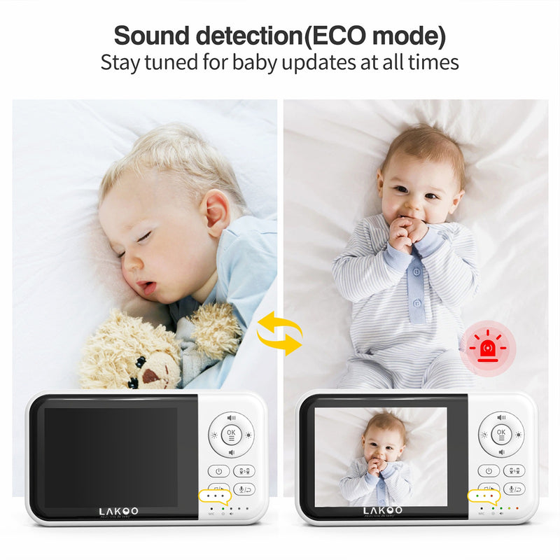 Lakoo Babyfoon - babymonitor- Video Audio - 3 inch