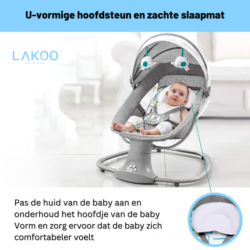 Lakoo Babyschommel Elektrische Roze