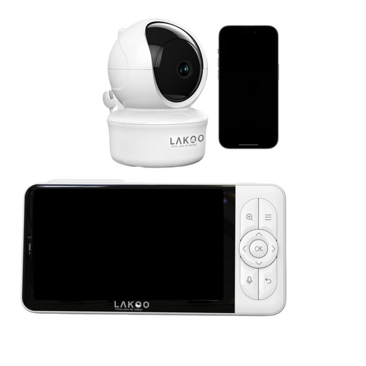 Lakoo Pro 6 Baby Monitor expandable to 2 split screens 