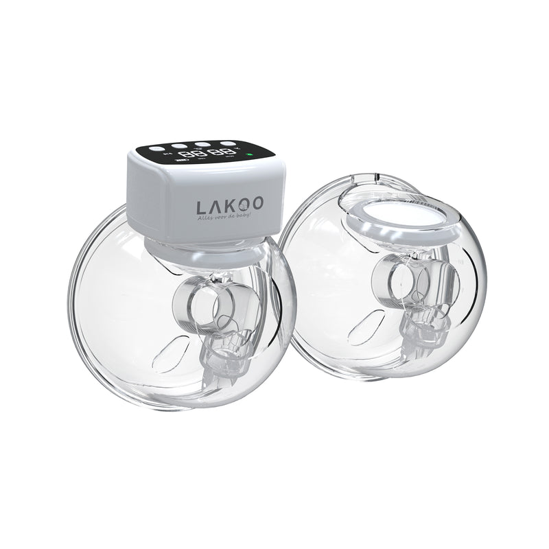 LAKOO® - Cordless Double Electric Breast Pump 2 pack