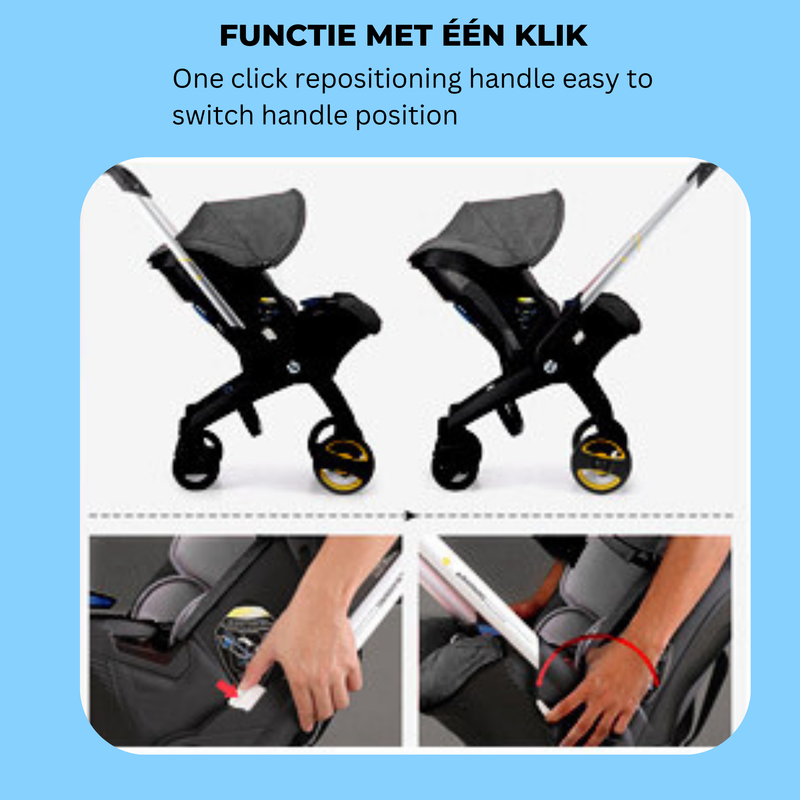 Lakoo Kinderwagen 4 in 1 kinderwagen