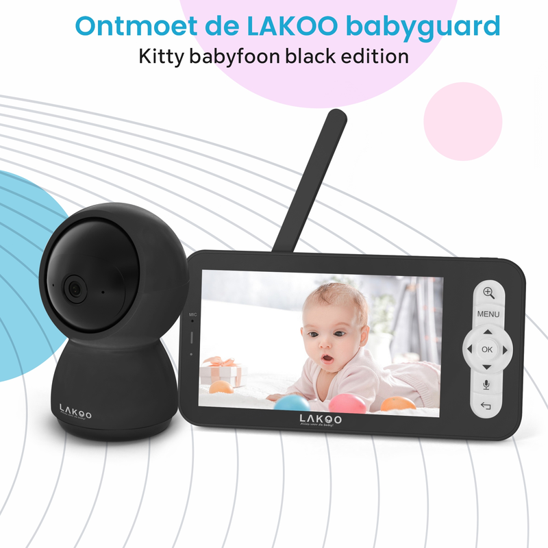 Lakoo Kitty babyfoon Met Camera en app