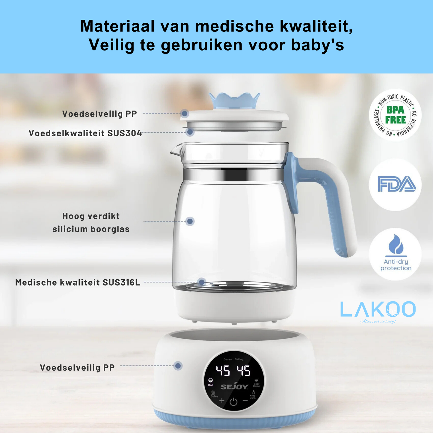 Lakoo Waterverwarmer