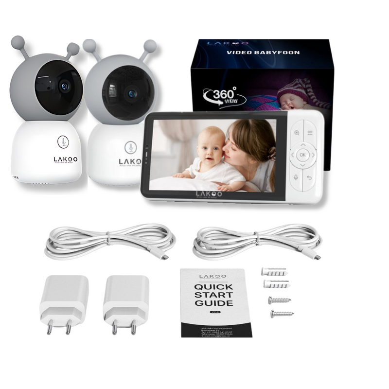 Lakoo® BabyGuard Pro 6T 2 camera's