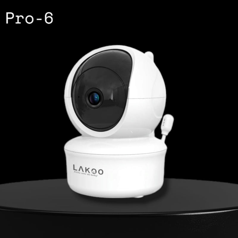 Lakoo® - Baby Monitor with Camera and App - WiFi - FULL HD - Baby Camera - Baby Monitors with Movement and Sound Detection - Indoor - Night Vision for Baby/Nanny