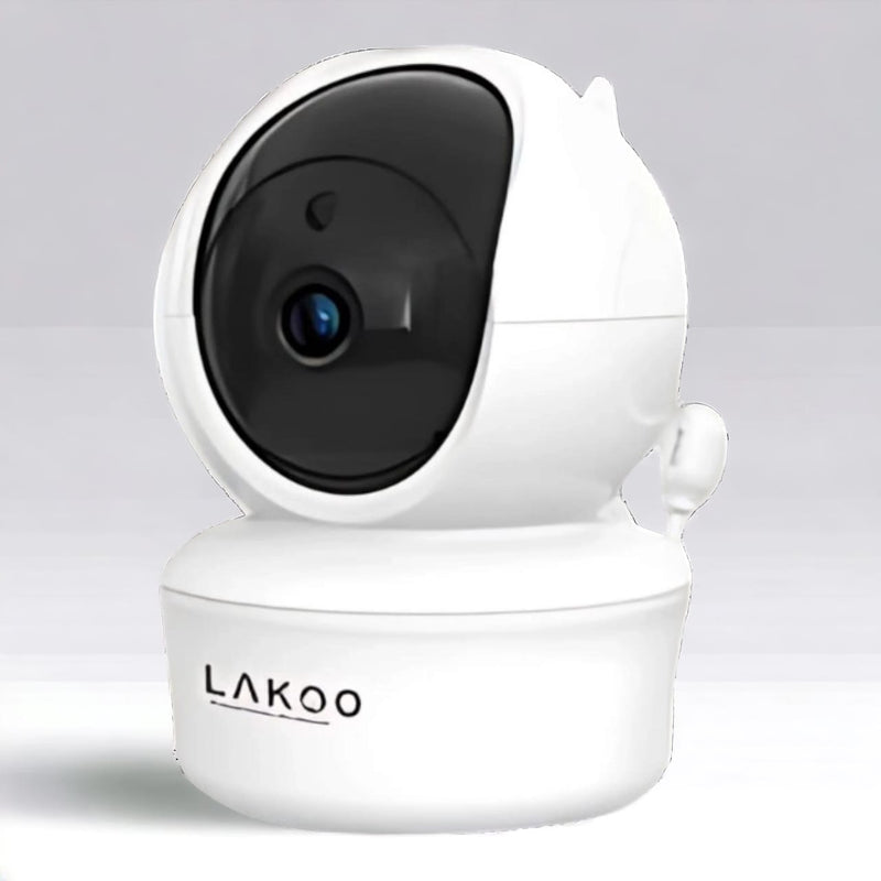 Lakoo® BabyGuard – Überwachungskamera – Hundekamera – Babyphone mit Kamera und App – 720HD – WLAN – Nachtsicht – Bewegungserkennung – Talkback-Funktion – Drehbar – Innenüberwachungskamera – Schlafmusik – 3 Stück