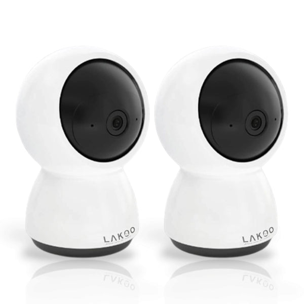 Lakoo® BabyGuard - Multifunctional Security Camera - Baby Monitor - WiFi - expandable - free app - 2 pieces