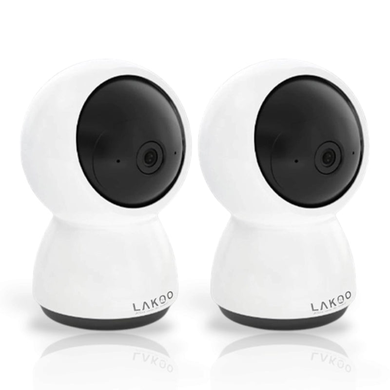 Lakoo® BabyGuard - Multifunctional Security Camera - Baby Monitor - WiFi - expandable - free app - 2 pieces