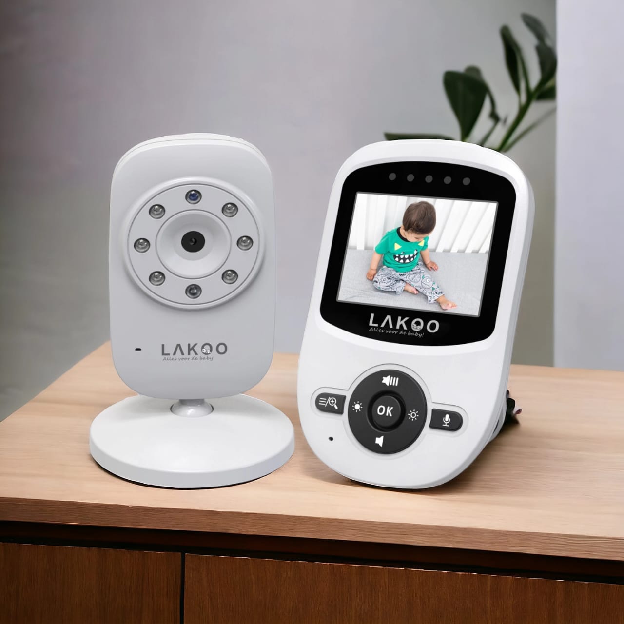 Lakoo Miniguard Vision B met Flesverwarmer met  Speentje met Rocker combi deal 10