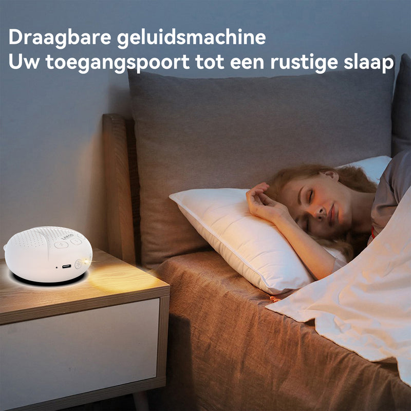 Lakoo White noise - machine baby - Muziekmobiel Baby - Witte ruis machine - accu voor 100 uur