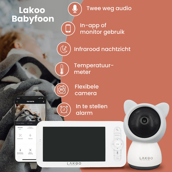 Lakoo® BabyGuard Pro Extra Camera