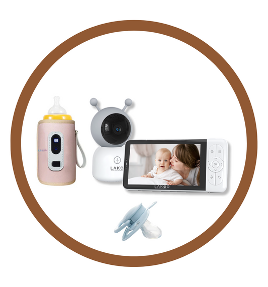 Lakoo babyguard Pro 6T met monitor met Lakoo baby Flesswarmer met Lakoo speentje combi deal 9