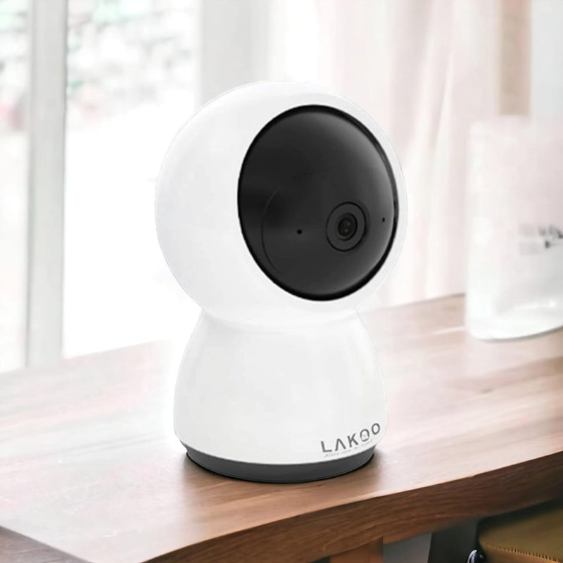 Lakoo® BabyGuard - Security camera - Dog camera - Baby monitor with Camera and app - 720HD - WiFi - Night vision - Motion detection - Talk-back function - Rotatable - Indoor surveillance camera - sleep music