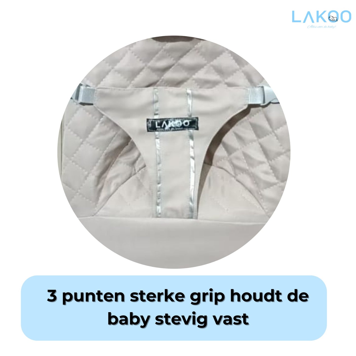 Lakoo Wipstoeltje Creme