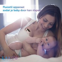 LAKOO Handsfree Borstkolf - Enkelzijdige Elektrische Borstkolf - 3 Standen - Kolven & Massage - Comfortabel met Zacht en Flexibele Borstcups - Draadloos & Makkelijk Mee te Nemen